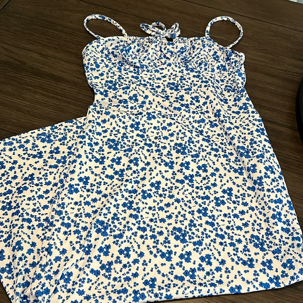 Summer floral midi dress